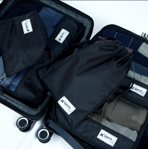 Set de 5 organizadores o packing cubes para organizar su maleta o equipaje